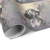 イングリッシュセッターキジ狩り ラッピングペーパー (ロールコーナー)