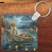 イングリッシュセッタークリスマスフェスティバル航海 キーホルダー (裏面)