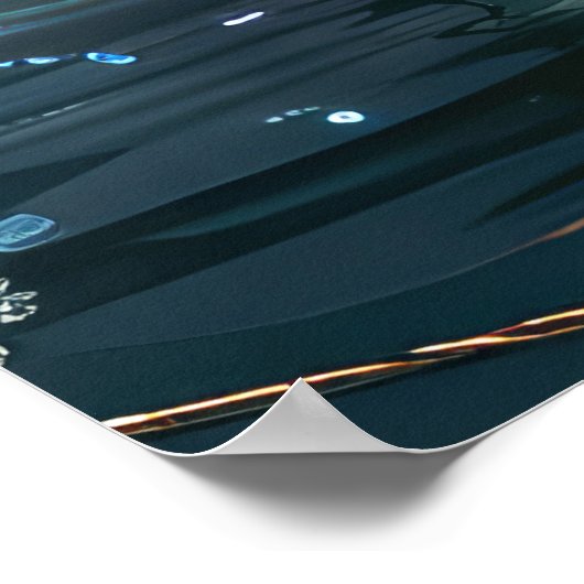 イングリッシュセッタークリスマスフェスティバル航海 ポスター (角)