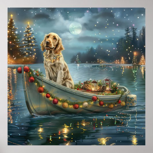 イングリッシュセッタークリスマスフェスティバル航海 ポスター (正面)