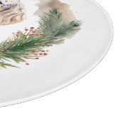 イングリッシュセッタークリスマスリースフェスティバルカップ カッティングボード (角)