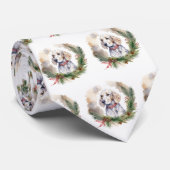 イングリッシュセッタークリスマスリースフェスティバルカップ ネクタイ (ロール)
