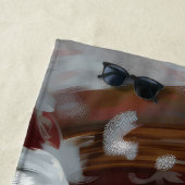 イングリッシュセッタードッグクリスマスフェスティバル ビーチタオル (インサイチュ)