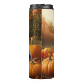 イングリッシュセッターパピー秋デライトカボチャ タンブラー (裏面)