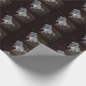 イングリッシュセッターパピー ラッピングペーパー (角)