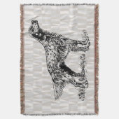 イングリッシュセッター投げ毛布 スローブランケット (正面縦)