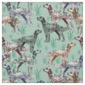 イングリッシュセッター生地 ファブリック (見本)