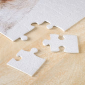 イングリッシュセッター絵画オレンジベルトンのドッグアート ジグソーパズル (側面)