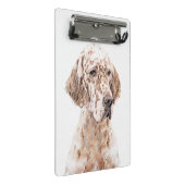 イングリッシュセッター絵画オレンジベルトンのドッグアート ミニクリップボード (アングル)