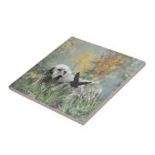 イングリッシュセッター,ウッドコック狩りシーズン,アート タイル (側面)