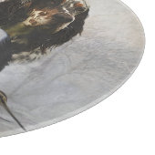 イングリッシュセッター、ウッドコック狩り カッティングボード (角)