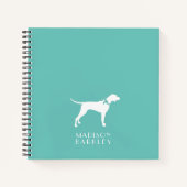 イングリッシュセッター ノートブック (正面)