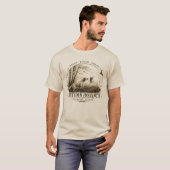 イングリッシュセッター、ヤマシギ狩猟 Tシャツ (正面フル)