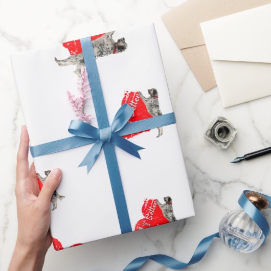 イングリッシュセッター、狩りドッグ装飾用クッション飲料 ラッピングペーパー (ギフト)