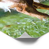 イングリッシュトイスパニエル犬ドッグポスタープリント ポスター (角)