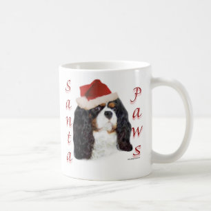 イングリッシュトイスパニエル犬(prince)サンタポーズ コーヒーマグカップ
