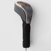 イングリッシュトイ絵画ースパニエル犬オリジナルアニマルアート ゴルフヘッドカバー (アングル)