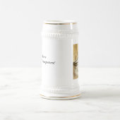 イングリッシュトランペーターピジョンイエローマグピー ビールジョッキ (中央)