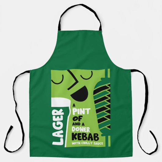 イングリッシュドナーケバブ エプロン (正面)