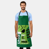 イングリッシュドナーケバブ エプロン (着用した状態)
