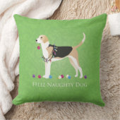 イングリッシュフォーハウンドクリスマス – Feliz いけな Dog クッション (ブランケット)