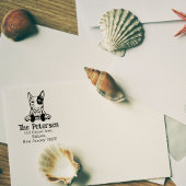 イングリッシュブルテリアドッグ差出人住所 ラバースタンプ