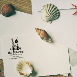 イングリッシュブルテリアドッグ差出人住所 ラバースタンプ