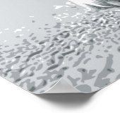 イングリッシュブルテリアポップ・アートのアートプリント ポスター (角)