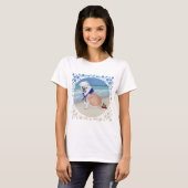 イングリッシュブルドッグのセーラー Tシャツ (正面フル)