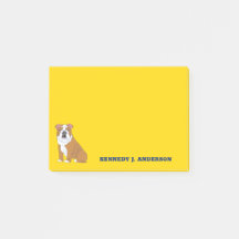 イングリッシュブルドッグイラストレーション パーソナライズされた