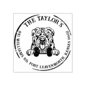 イングリッシュブルドッグカスタム差出人住所 ラバースタンプ (インプリント)