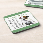 イングリッシュブルドッグパピー伝統オブラブ コースター (左側)