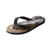 イングリッシュブルドッグ装飾用クッション キッズビーチサンダル (アングル)