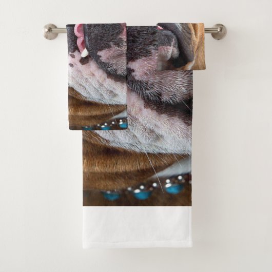 イングリッシュブルドッグ装飾用クッション バスタオルセット (インサイチュ)