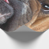 イングリッシュブルドッグ装飾用クッション ラッピングペーパー (角)