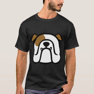 イングリッシュブルドッグ - 白と茶色のブルドッグ - ベストB Tシャツ