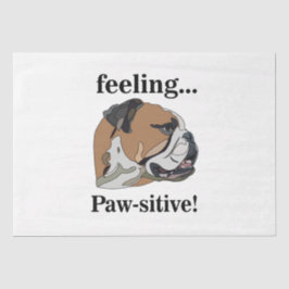 イングリッシュブル感じドッグのペット誕生日 薄葉紙