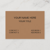 イングリッシュブル感じドッグの愛犬トリマー 名刺 (裏面)