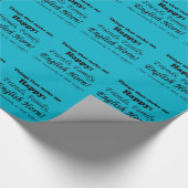 イングリッシュホルンで幸せ ラッピングペーパー (角)