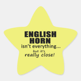 イングリッシュホルンは全てではないスターのステッカー 星シール