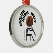 イングリッシュホルンナット メタルオーナメント (右)