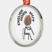 イングリッシュホルンナット メタルオーナメント (左)