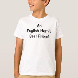 イングリッシュホルン最高の友達 楽しい格言 Tシャツ