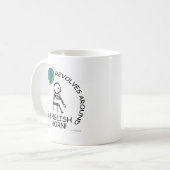 イングリッシュホルン – ワールドリボルブのまわりに コーヒーマグカップ (正面左)