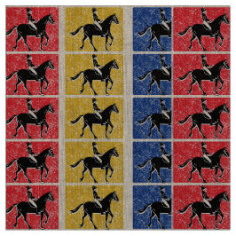 イングリッシュホースとライダー ファブリック