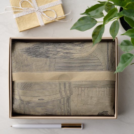 イングリッシュホースエフエメラデクページヴィンテージ 薄葉紙 (ギフト)