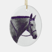 イングリッシュホースオーナメント セラミックオーナメント (右)