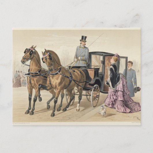 イングリッシュホース ポストカード (正面)