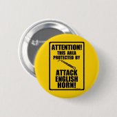 イングリッシュホーンに攻撃 缶バッジ (正面&裏面)