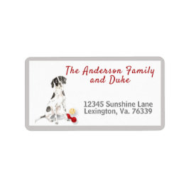 イングリッシュポインタトイズホーム差出人住所 ラベル